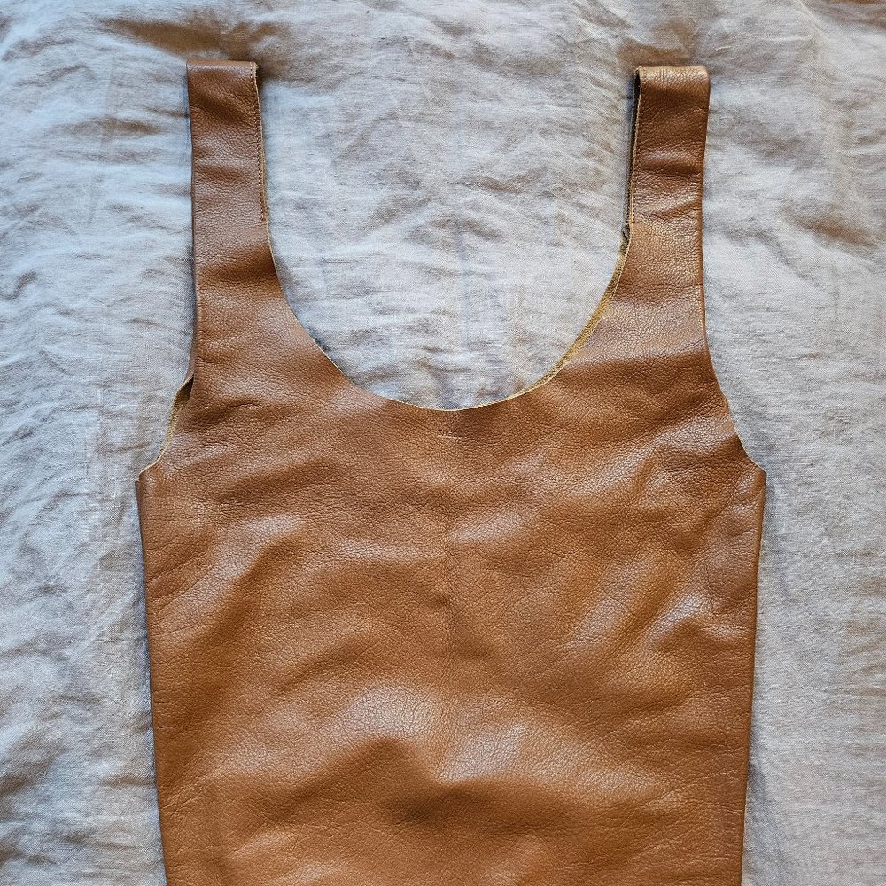 Baggu Leather Shopper Tote